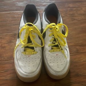 Nike Air Force white kids smile youth